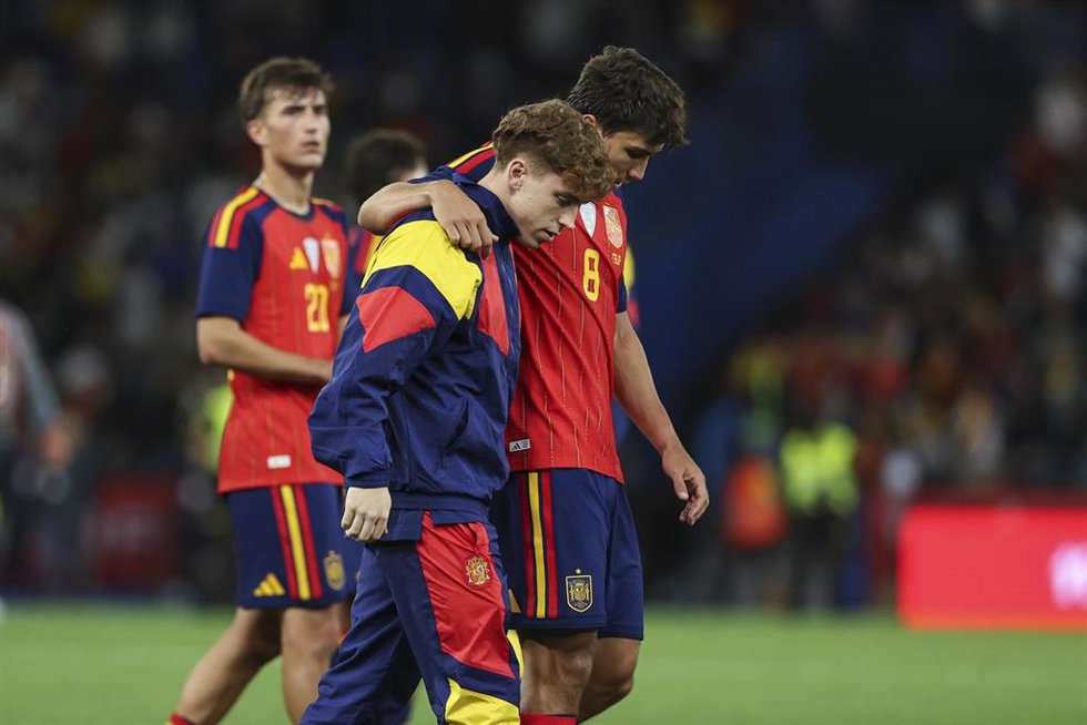 Víctor Muñoz y Gonzalo García, selección española