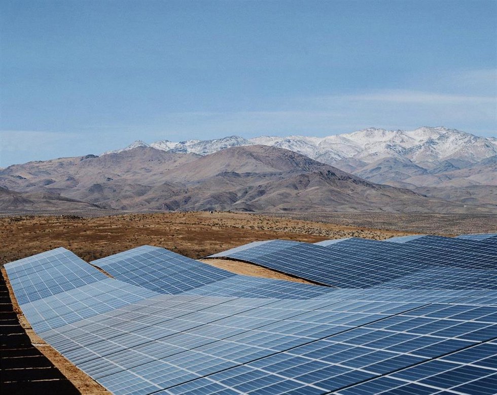 Archivo - Planta fotovolatica de El Romero, operada por Acciona Energía en Chile.