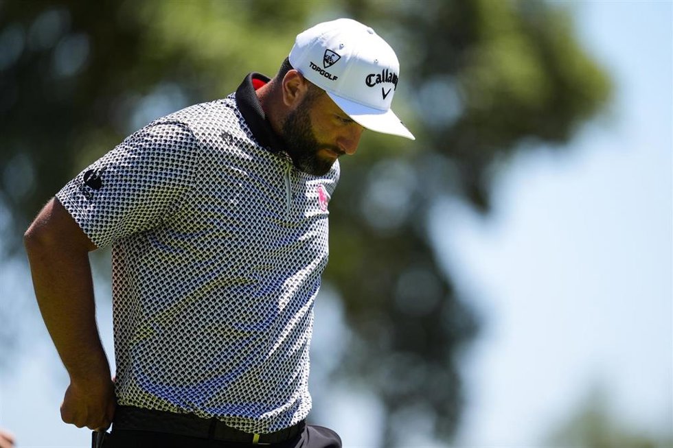 Jon Rahm en el Open de Andalucia de Golf en Valderrama.