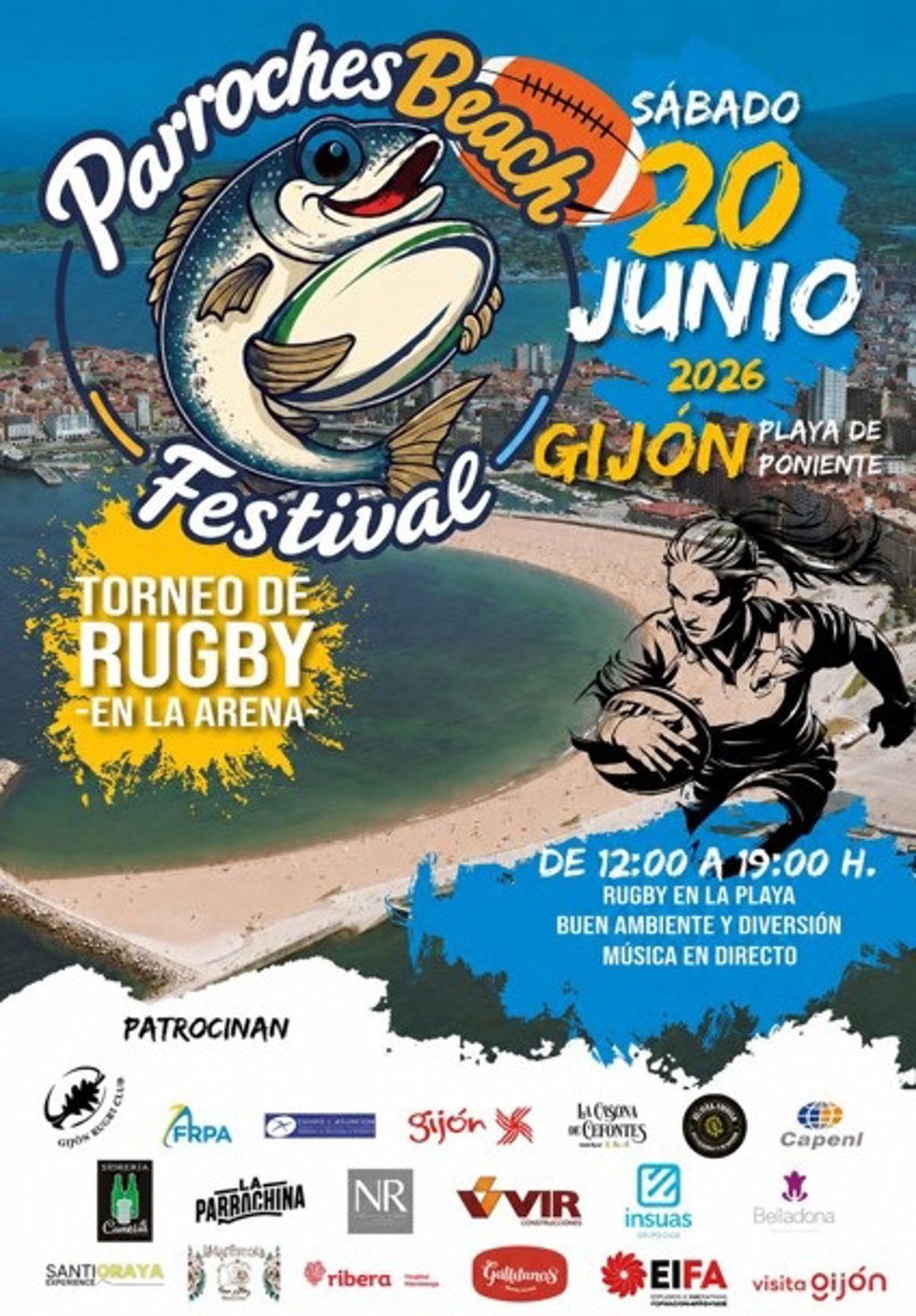 Cartel del Parroches Beach Festival