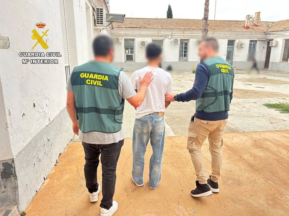 Imagen de uno de los detenidos