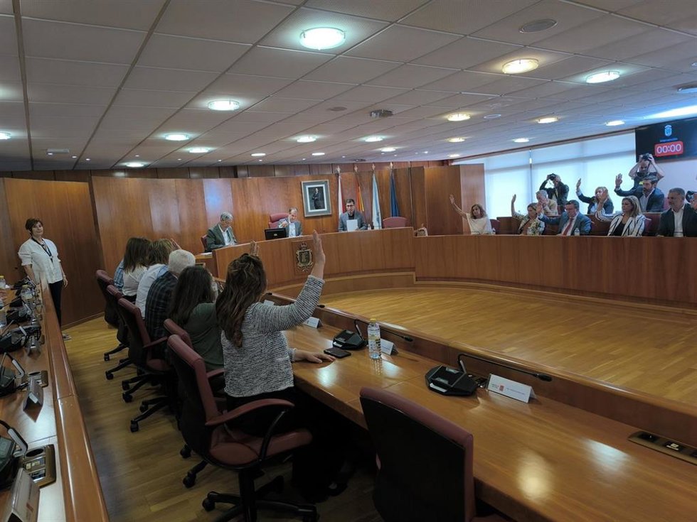 Pleno extraordinario en Vigo sobre la imputación de la concejal de Seguridad por homicidio imprudente por el accidente mortal del Saltamontes.