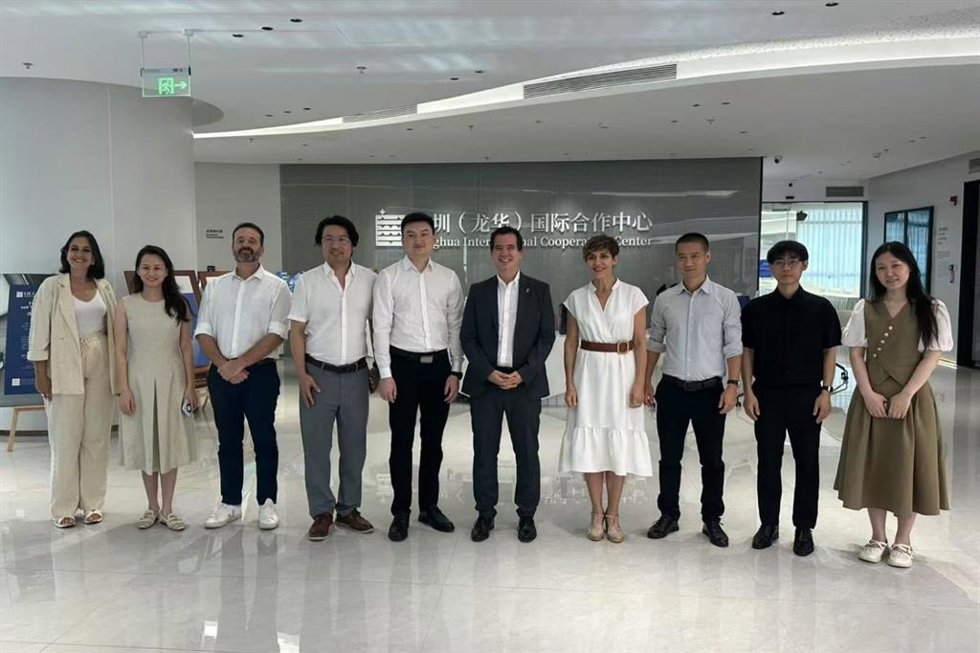 El consejero Irujo junto con la delegación navarra en una de las misiones comerciales anteriores en China.