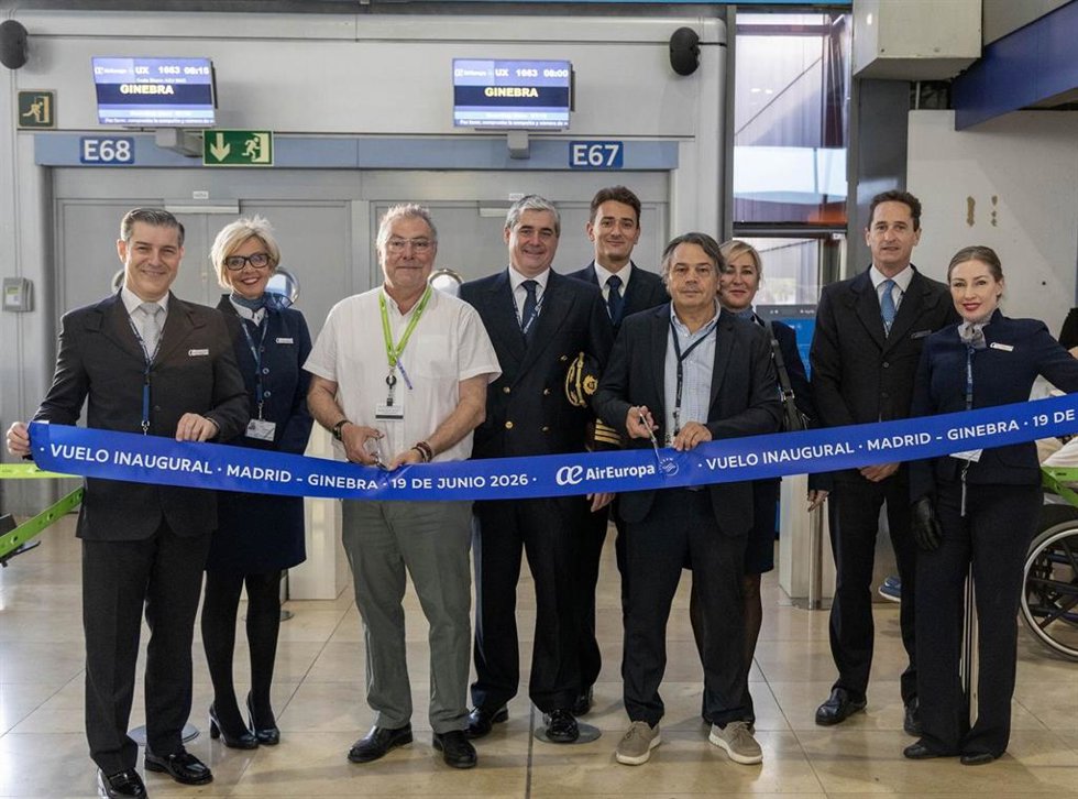 Air Europa amplía su operativa a Suiza con una nueva ruta a Ginebra bajo dos frecuencias diarias.