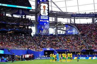 General view inside the stadium during the FIFA World Cup 2026 Group A match between Czechia and South Africa at Atlanta Stadium on June 18, 2026 in Atlanta, Georgia.