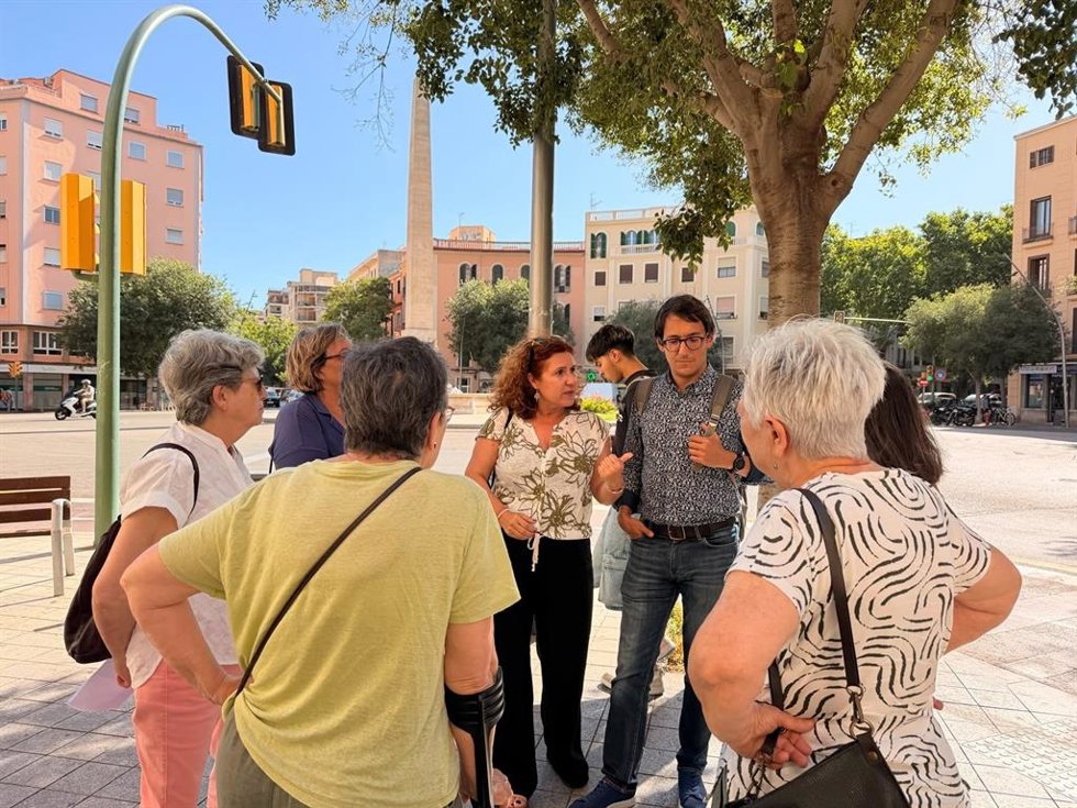 El PSOE de Palma critica el "abandono" del barrio de Arxiduc y reclama una actuación "urgente"
