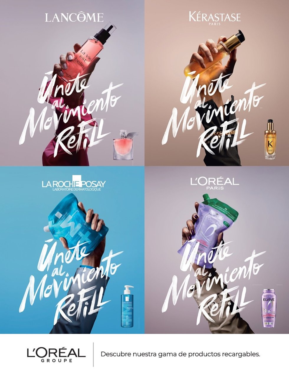 L'Oréal Groupe lanza la III edición de la campaña sostenible #ÚneteAlMovimientoRefill