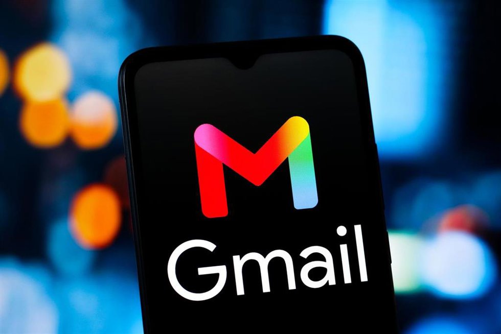 May 24, 2026, Canada: In this photo illustration, the Gmail logo is seen displayed on a smartphone screen.