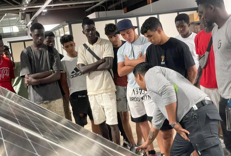 Sesión formativa en economía verde de uno de los proyectos seleccionados en la I Conovocatoria de Emprendimiento Verde de Fundación Endesa.