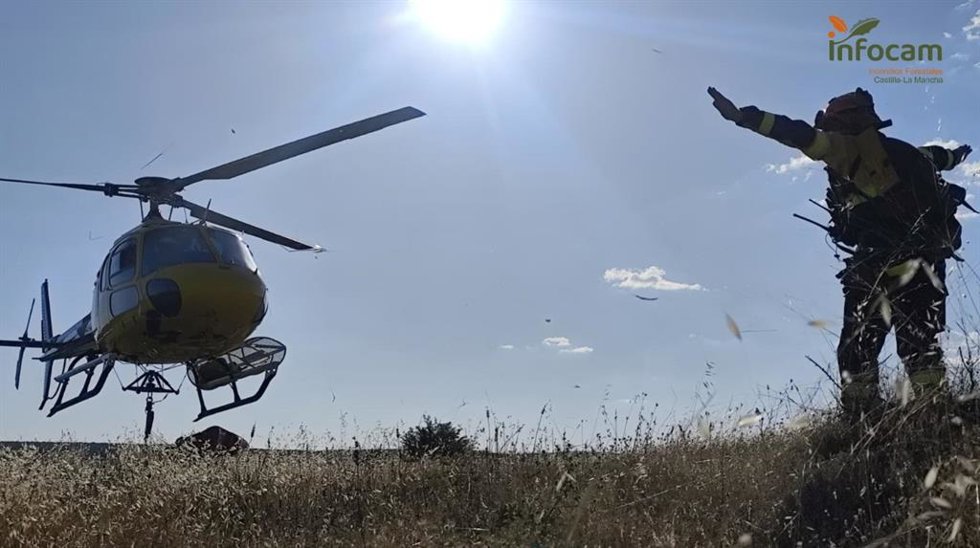 Sistema de extinción de incendios forestales de Castilla-La Mancha