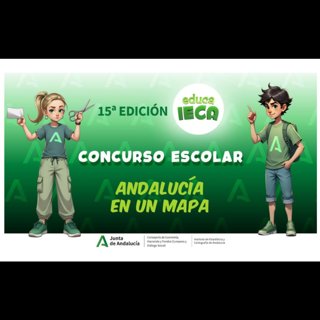 Cartel del concurso 'Andalucía en un mapa'.