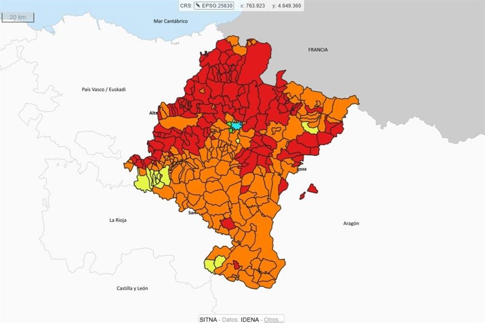 Imagen de la previsión de hoy viernes.