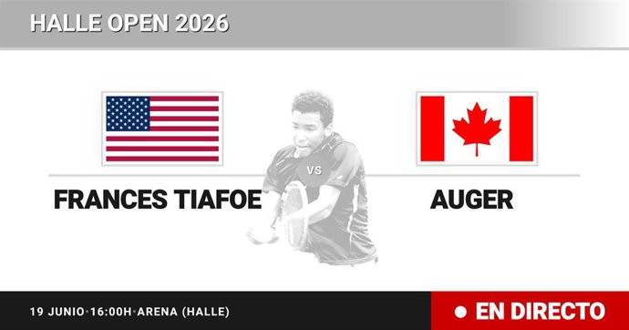 Frances Tiafoe - Felix Auger-Aliassime: resumen y estadísticas del partido de Cuartos de final de Halle Open