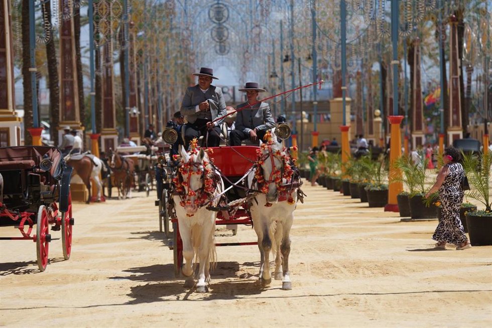 Archivo - Ambiente en la Feria del Caballo de Jerez de la Frontera (Cádiz), que se celebra desde el sábado día 9 hasta el sábado día 16 de este mes de mayo, uno de los eventos festivos más importante para la localidad gaditana.