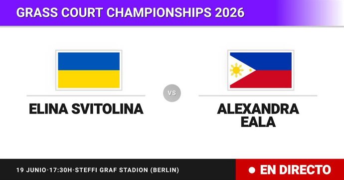 Elina Svitolina - Alexandra Eala: resumen y estadísticas del partido de Cuartos de final de Grass Court Championships