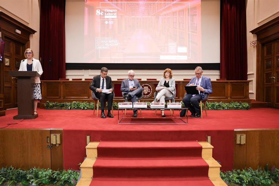Inauguración de la octava edición del Congreso de Derecho Laboral del ICAB