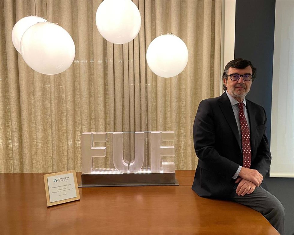 Archivo - El vicepresidente ejecutivo de Fundación Universidad-Empresa, Fernando Martínez