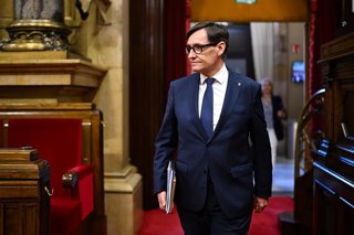 El president de la Generalitat de Catalunya, Salvador Illa, durante una sesión de control al Govern, en el Parlament de Catalunya, a 17 de junio de 2026, en Barcelona, Catalunya (España). Además de sesión de control al presidente de la Generalitat, Salvad