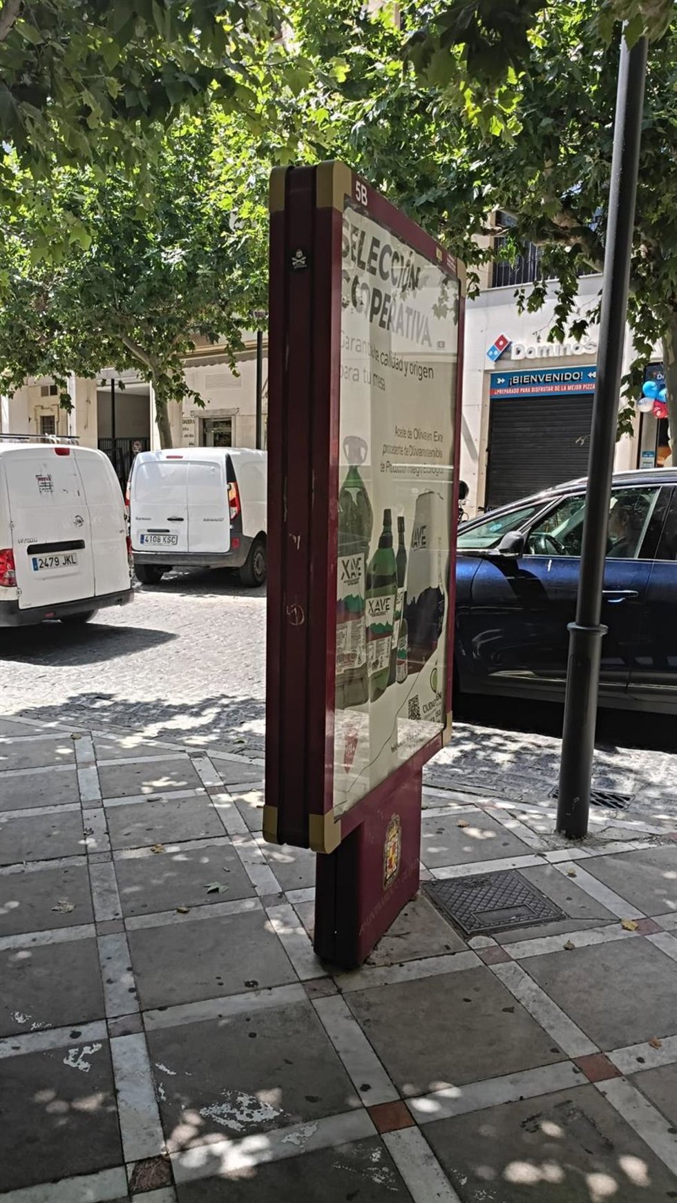 Soporte publicitario en la ciudad de Jaén
