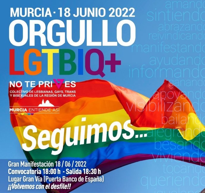 Cartel del Orgullo Murcia 2026