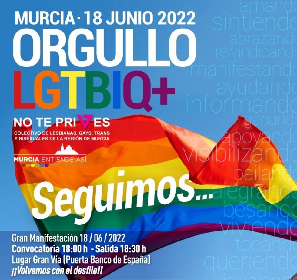 Cartel del Orgullo Murcia 2026