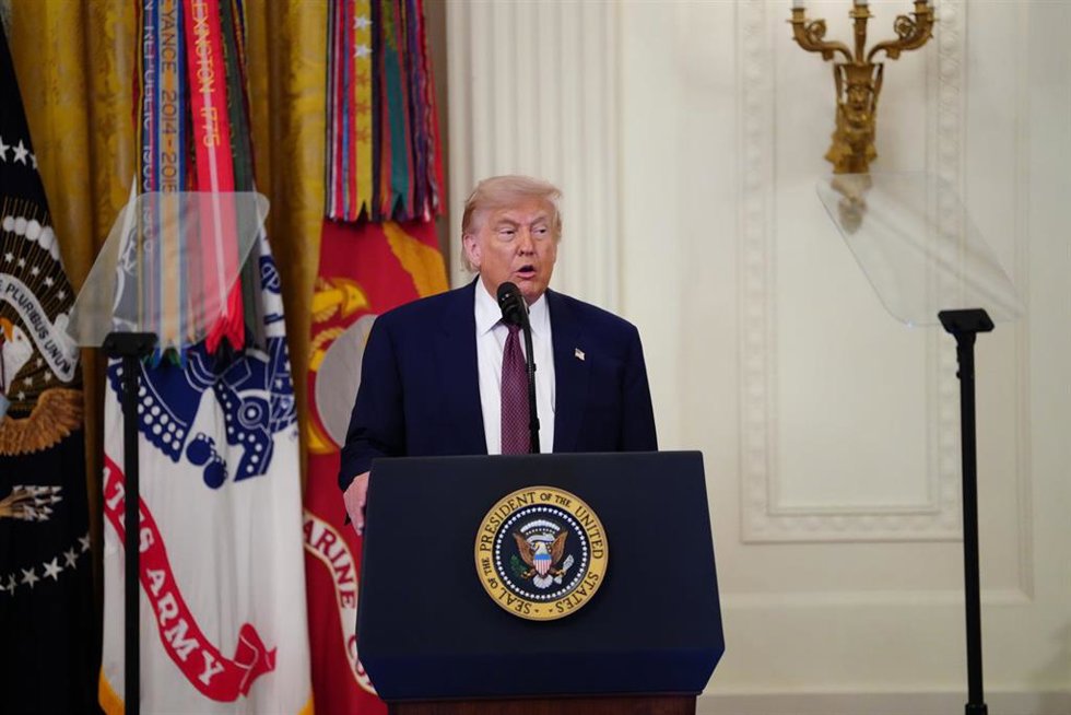 El presidente de Estados Unidos, Donald Trump 