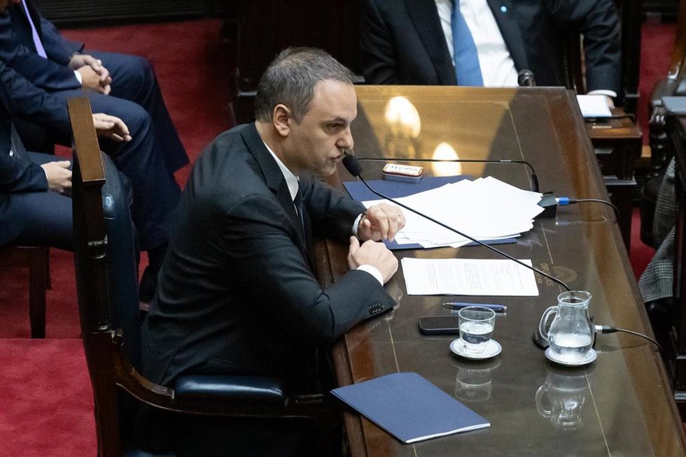 Archivo - El exportavoz de la Presidencia argentina y actual jefe de gabinete de Javier Milei, Manuel Adorni