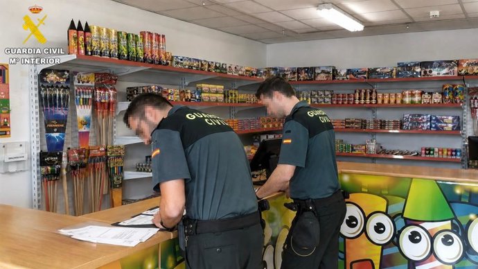 Inspeccions en llocs de venda de pirotècnia