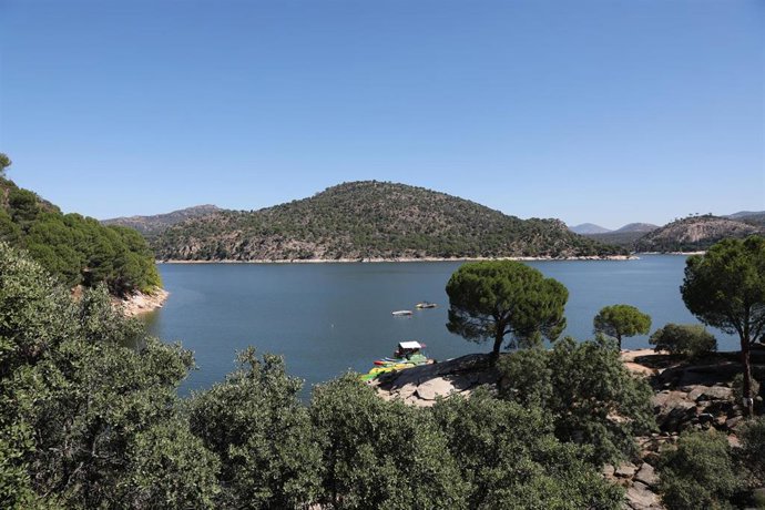Archivo - Vistas del pantano de San Juan, en San Martín de Valdeiglesias, Madrid (España).