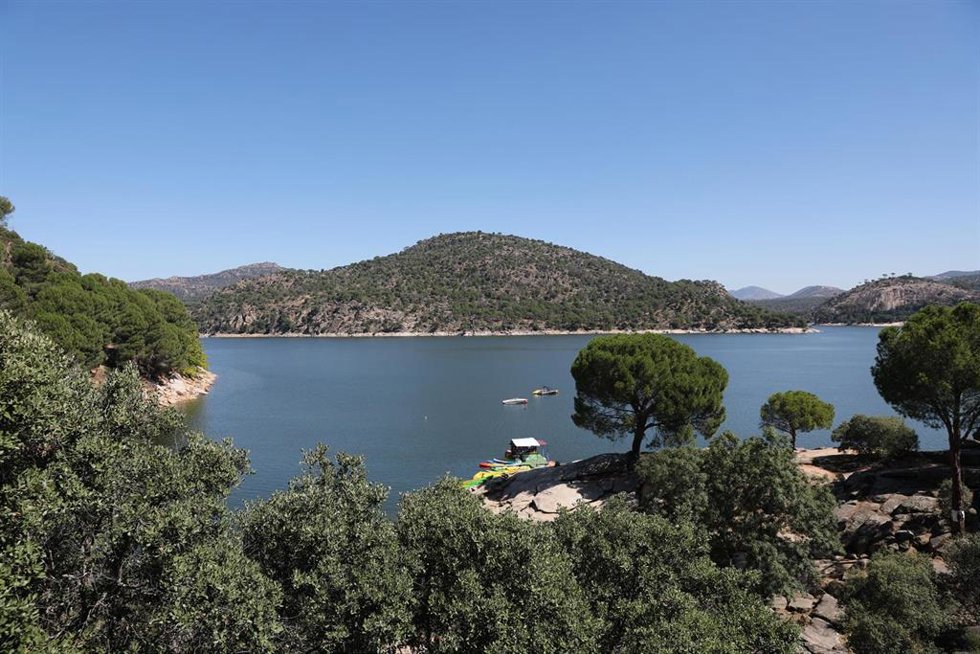 Archivo - Vistas del pantano de San Juan, en San Martín de Valdeiglesias, Madrid (España).