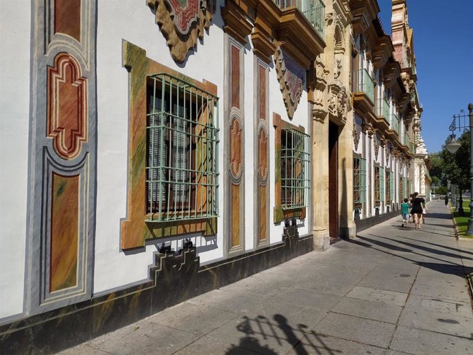 Archivo - Fachada del Palacio de la Merced, sede de la Diputación de Córdoba. (Imagen de archivo). 
