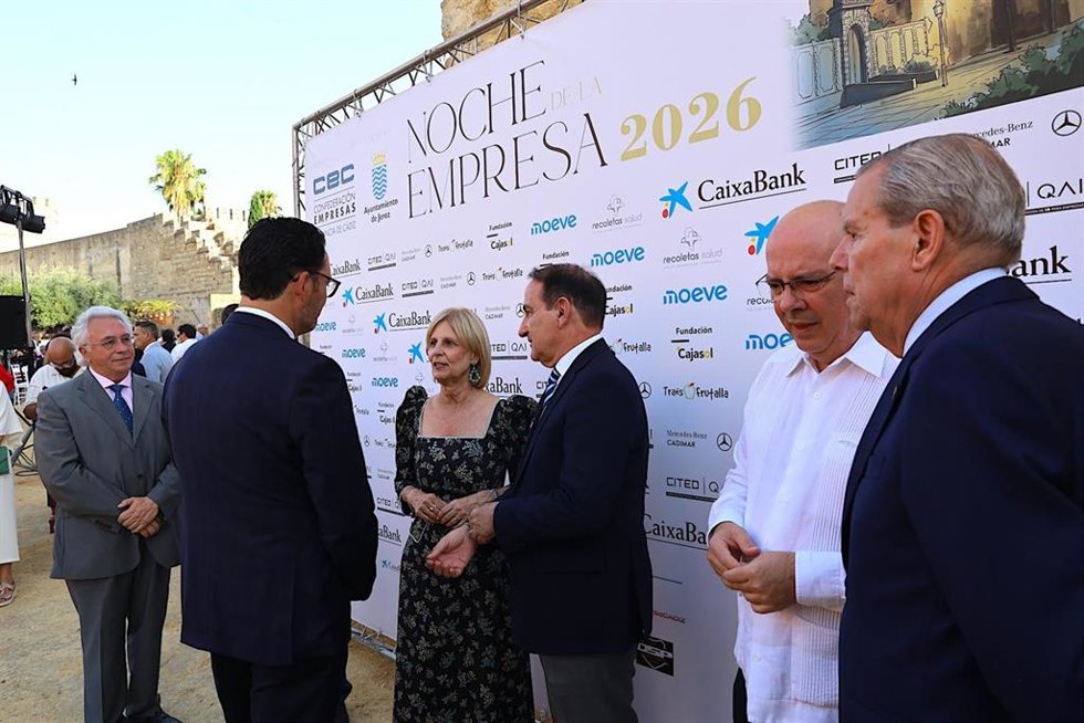 La Noche de la Empresa, celebrada en Jerez, distingue a empresas y profesionales que contribuyen al desarrollo económico