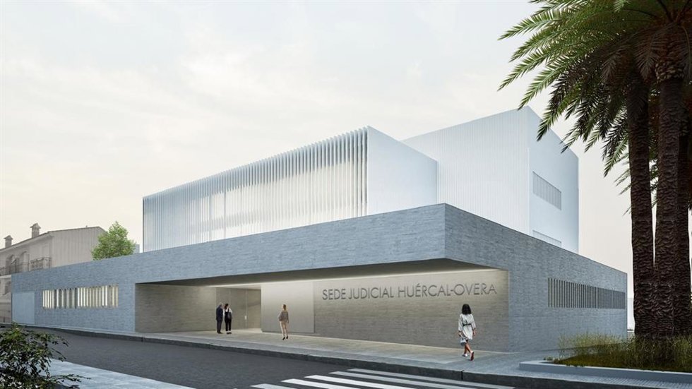 Recreación de la futura sede judicial de Huércal-Overa (Almería).