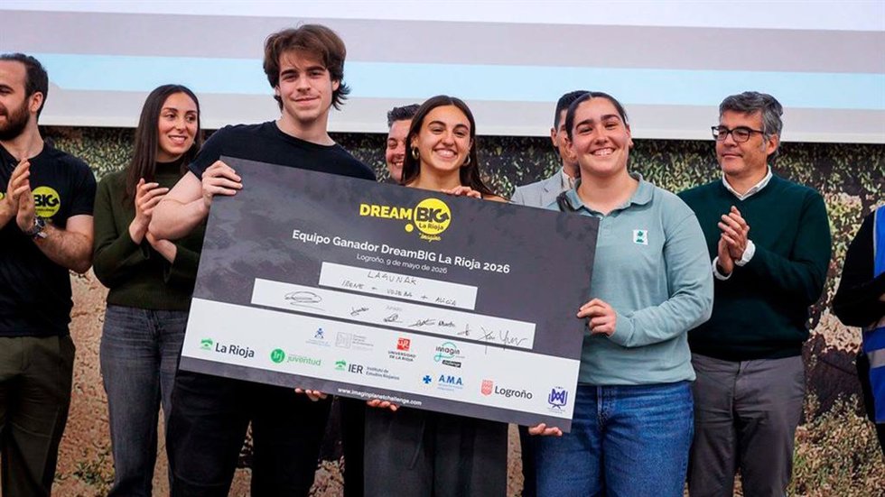Archivo - Tres estudiantes de la Universidad de La Rioja ganan el primer premio de Dream Big La Rioja 2026 