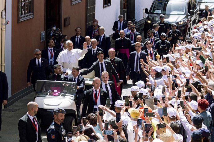 El papa León XIV en La Laguna (Tenerife)
