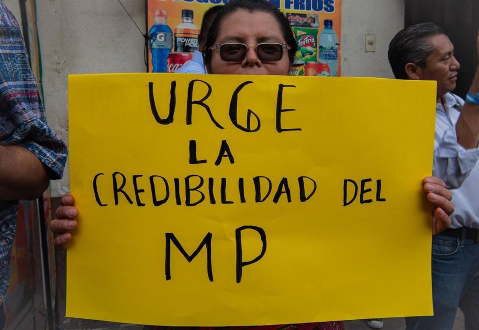 Archivo - Protestas contra la fiscal general de Guatemala Cosuelo Porras (archivo)