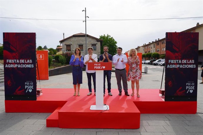 Acto del PSE-EE de Álava en Iruña de Oca