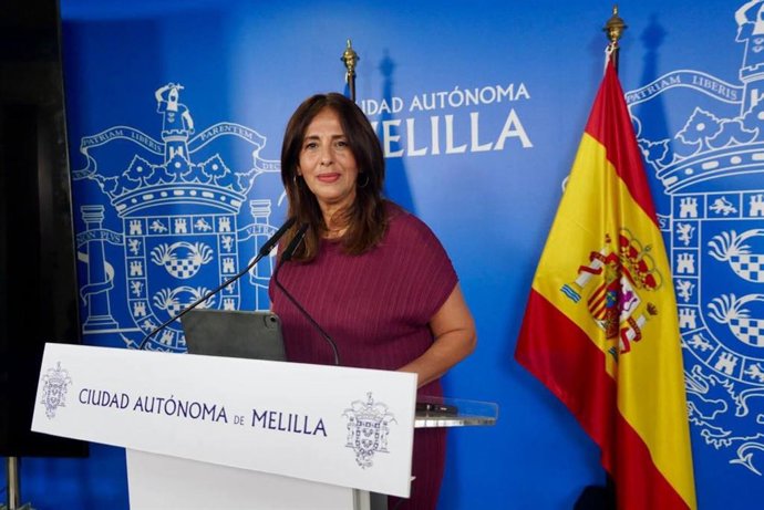 En la imagen Fadela Mohatar,  portavoz del Gobierno de Melilla.