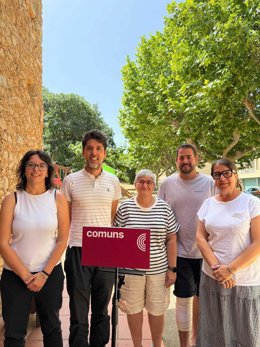 Jornada de trabajo de los Comuns en Aiguamúrcia (Tarragona)