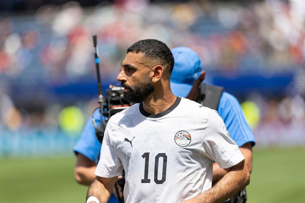 Mohamed Salah, durante un partido.
