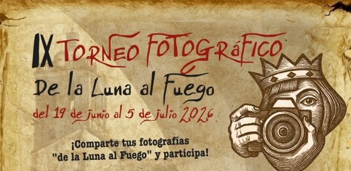 Carte del IX Torneo Fotográfico 'De la Luna al Fuego' de Zafra.