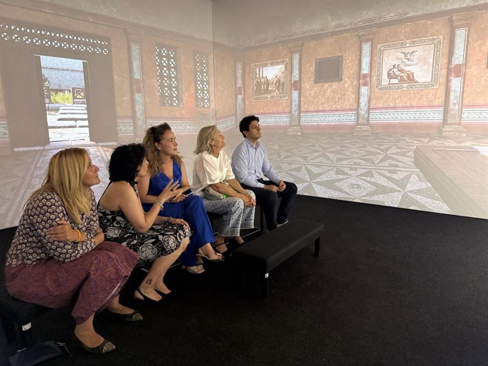 El yacimiento arqueológico de 'La Clínica' ofrece una nueva experiencia turística y cultural a través de un vídeo inmersivo y realidad virtual