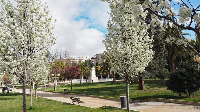Parque de Pignatelli de Zaragoza.