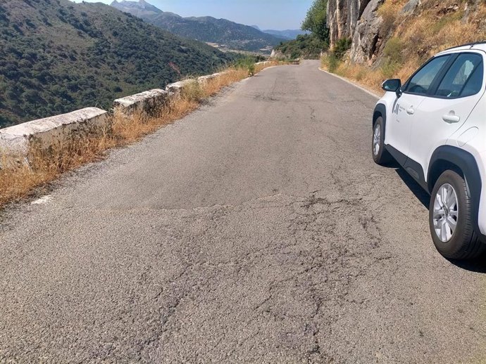 Imagen de una carretera de Málaga.