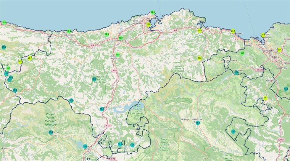 Cantabria vive una noche tropical por encima de 20 grados centígrados