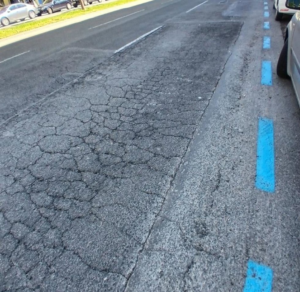 Este lunes comienzan las obras de asfaltado en la Avenida Bayona.