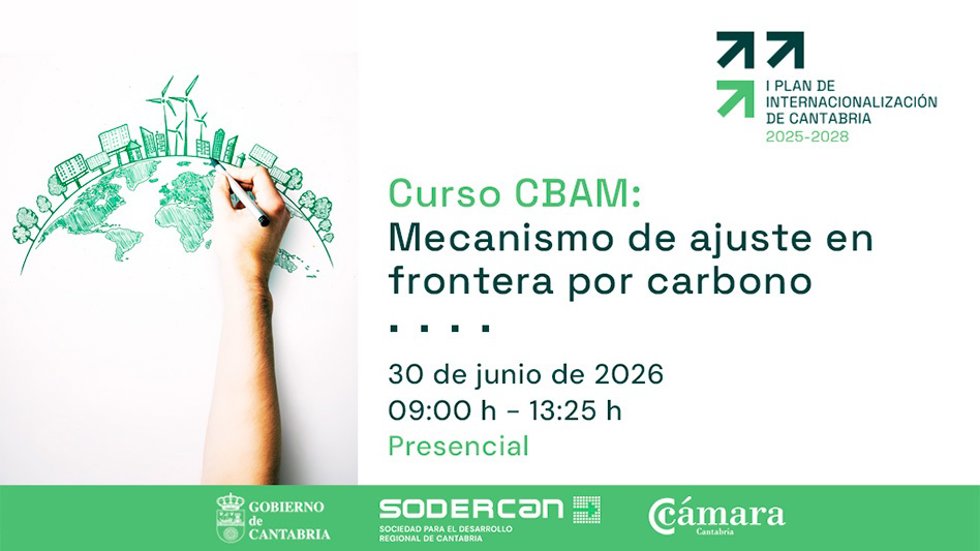 SODERCAN y Cámara organizan un curso sobre el Mecanismo de Ajuste en Frontera por Carbono