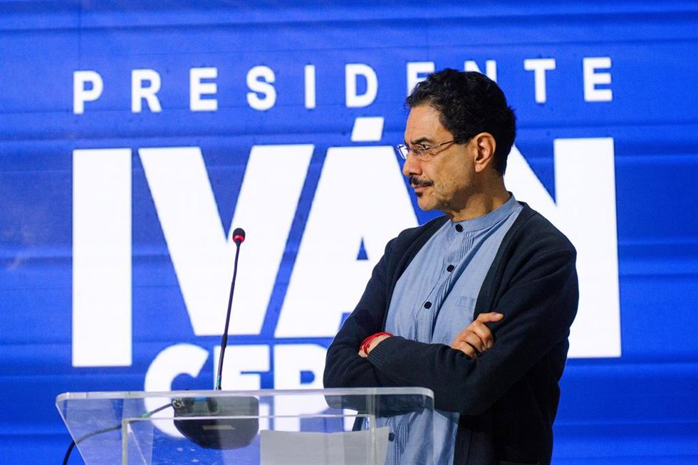 El candidato presidencial colombiano Iván Cepeda