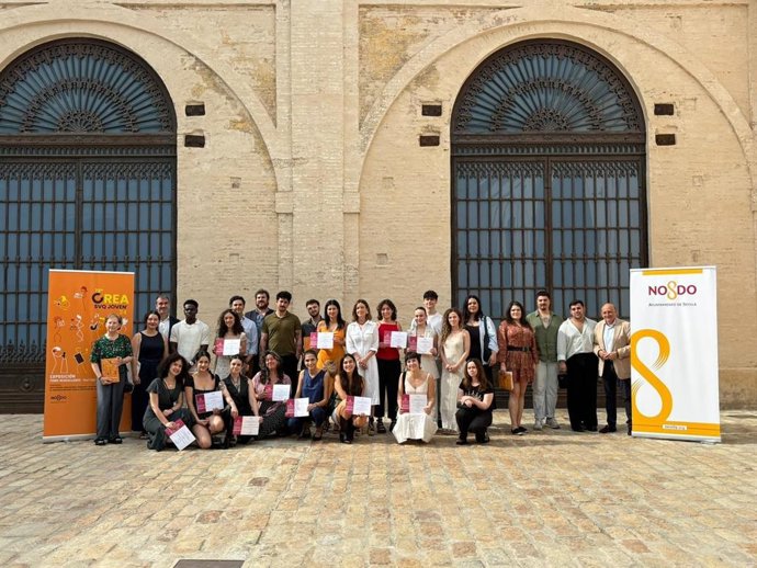 Entrega de premios de 2025 De los concursos Sevilla Música Joven y Crea SVQ Joven.