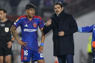 Futbol, Universidad de Chile vs O’Higgins. Fecha 13, Liga de Primera 2026. El entrenador de Universidad de Chile Fernando Gago es fotografiado durante el partido de la Liga de primera contra O’Higgins disputado en el estadio Nacional de Santiago,